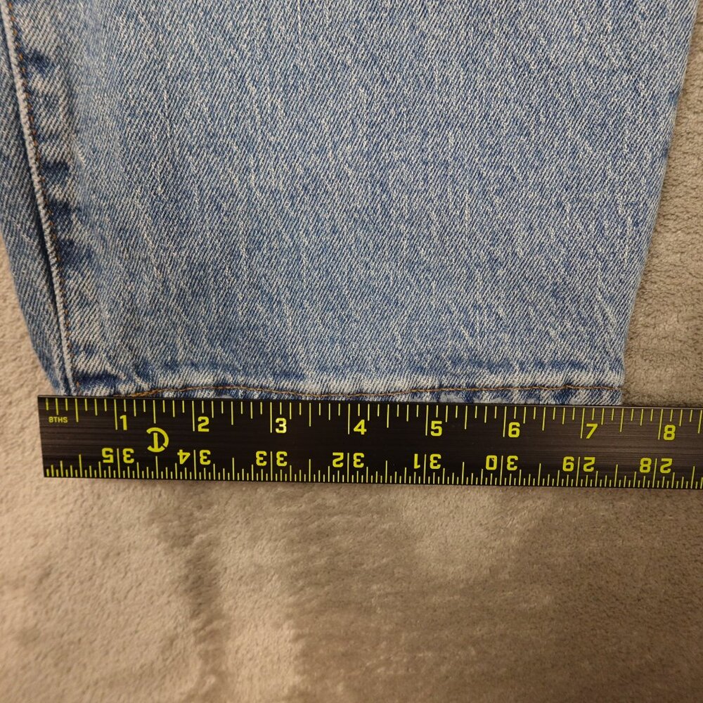 Madewell‎ Jeans Perfect Vintage Straight Jean Women's 33 Blue Denim High Rise - Picture 8 of 12